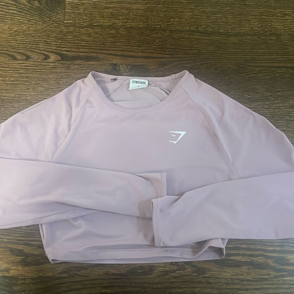 GYMSHARK LONGSLEEVE CROPPED SHIRT